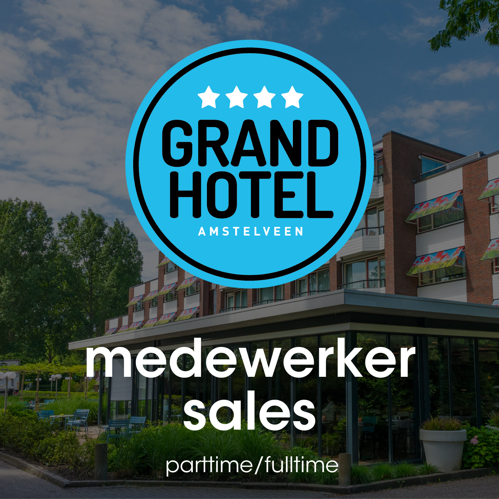 Vacatures medewerker sales - Grand Hotel amstelveen - Park de Kegel